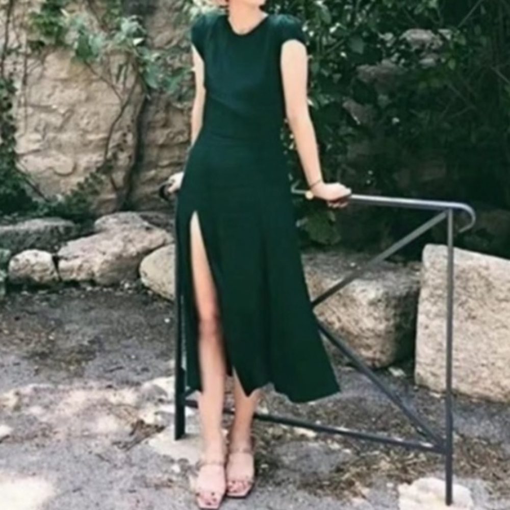 “💖Sale” Reformation Gavin Dress - Emerald